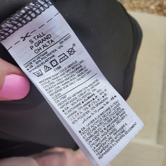 Old Navy Sleeveless Black A-Line Velour Dress Size Small Tall NWOT - Picture 4 of 12